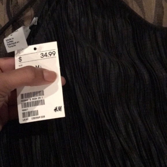 Ruffled Black Dress Size Medium** - Picture 5 of 5